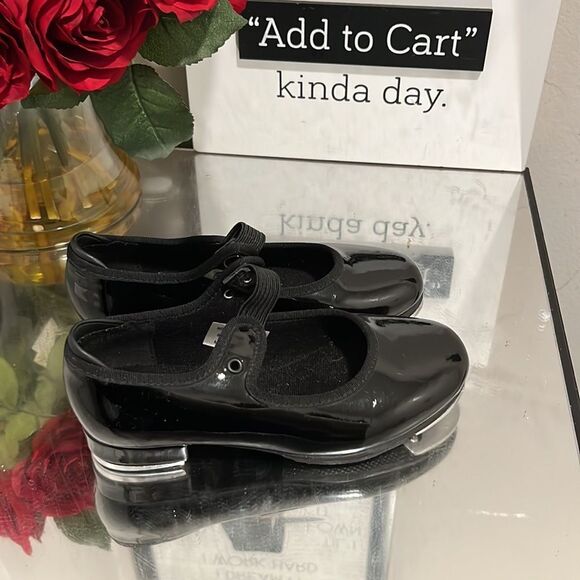 Toddler Girl BLOCH TAP DANCE SHOES - Picture 2 of 6